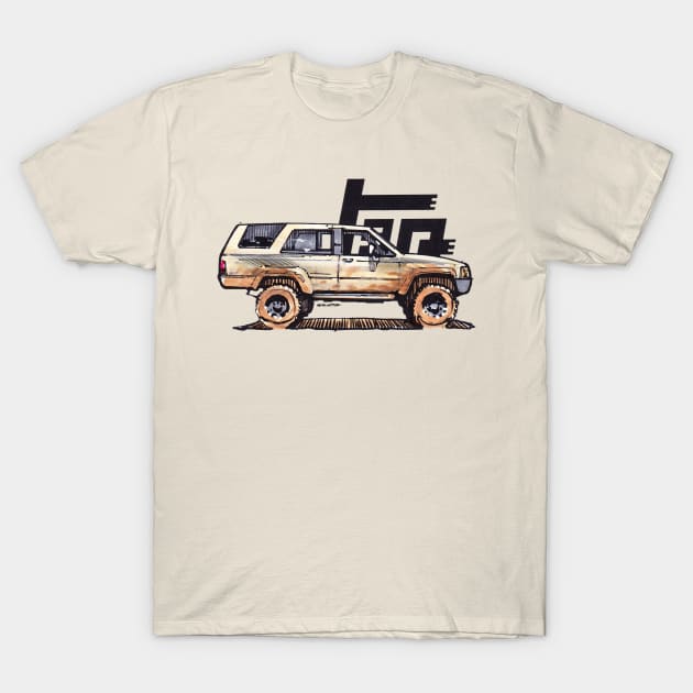 1st Gen 4Runner TRD - Tan T-Shirt by robert1117